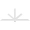 Ekena Millwork Kennewick Architectural Grade PVC Gable Bracket, 84"W x 35"H x 4"D x 4"F, 10/12 Pitch GBP084X35X0404KEN00 - alternate 3